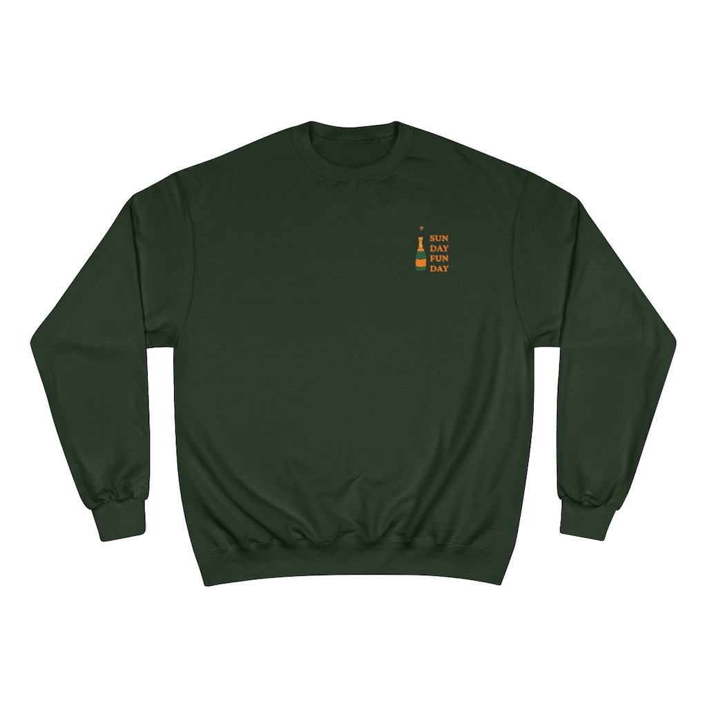 Funday - Champion Unisex Sweatshirt - Bubbles Make Me Happy