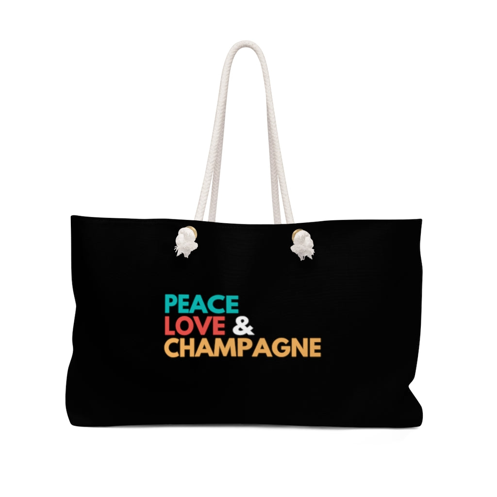 Peace - Weekender Bag - Bubbles Make Me Happy