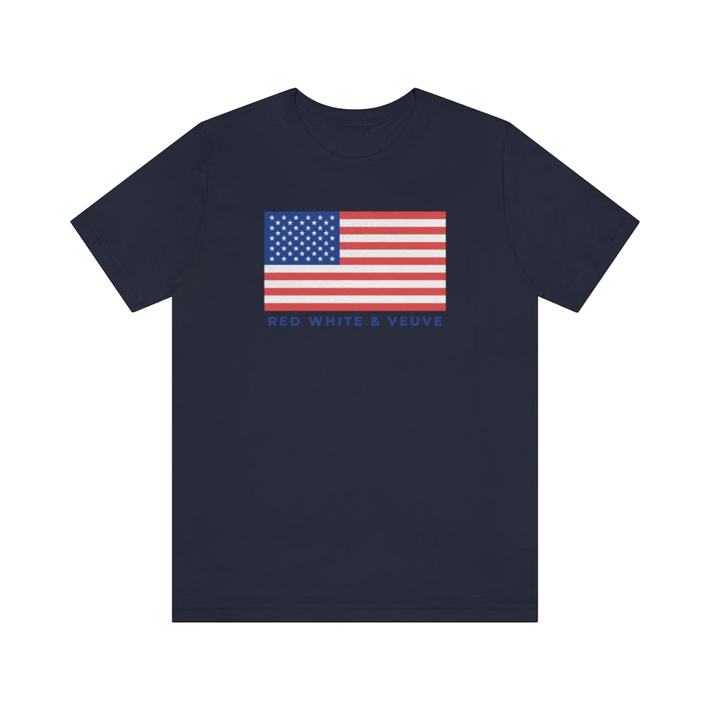 USA - Unisex Jersey Short Sleeve Tee - Bubbles Make Me Happy