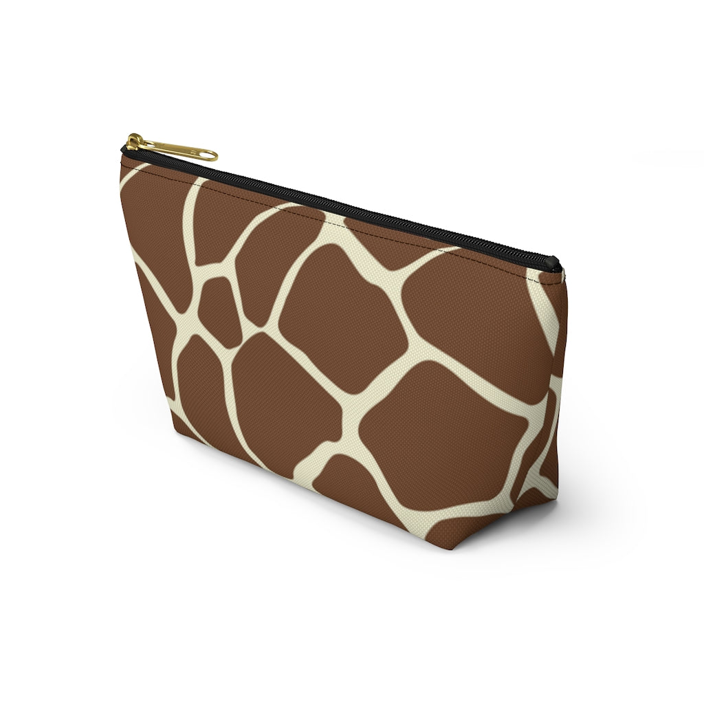 Giraffe - Accessory Pouch w T-bottom - Bubbles Make Me Happy