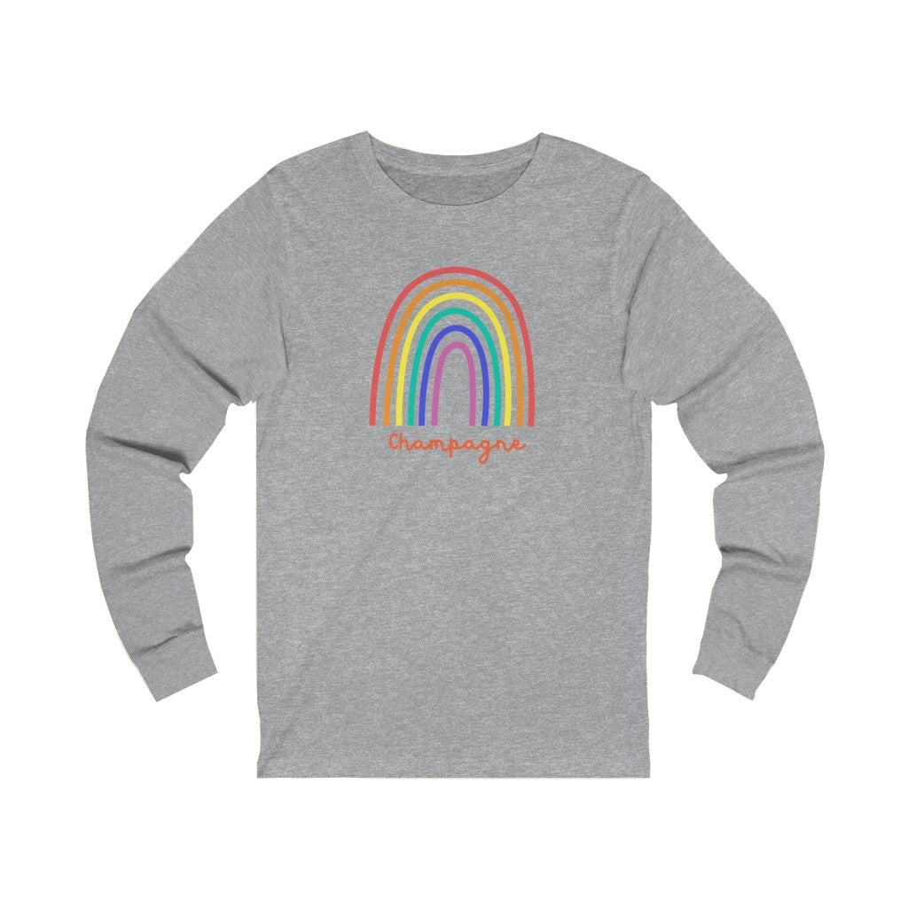Kindness - Unisex Jersey Long Sleeve Tee - Bubbles Make Me Happy