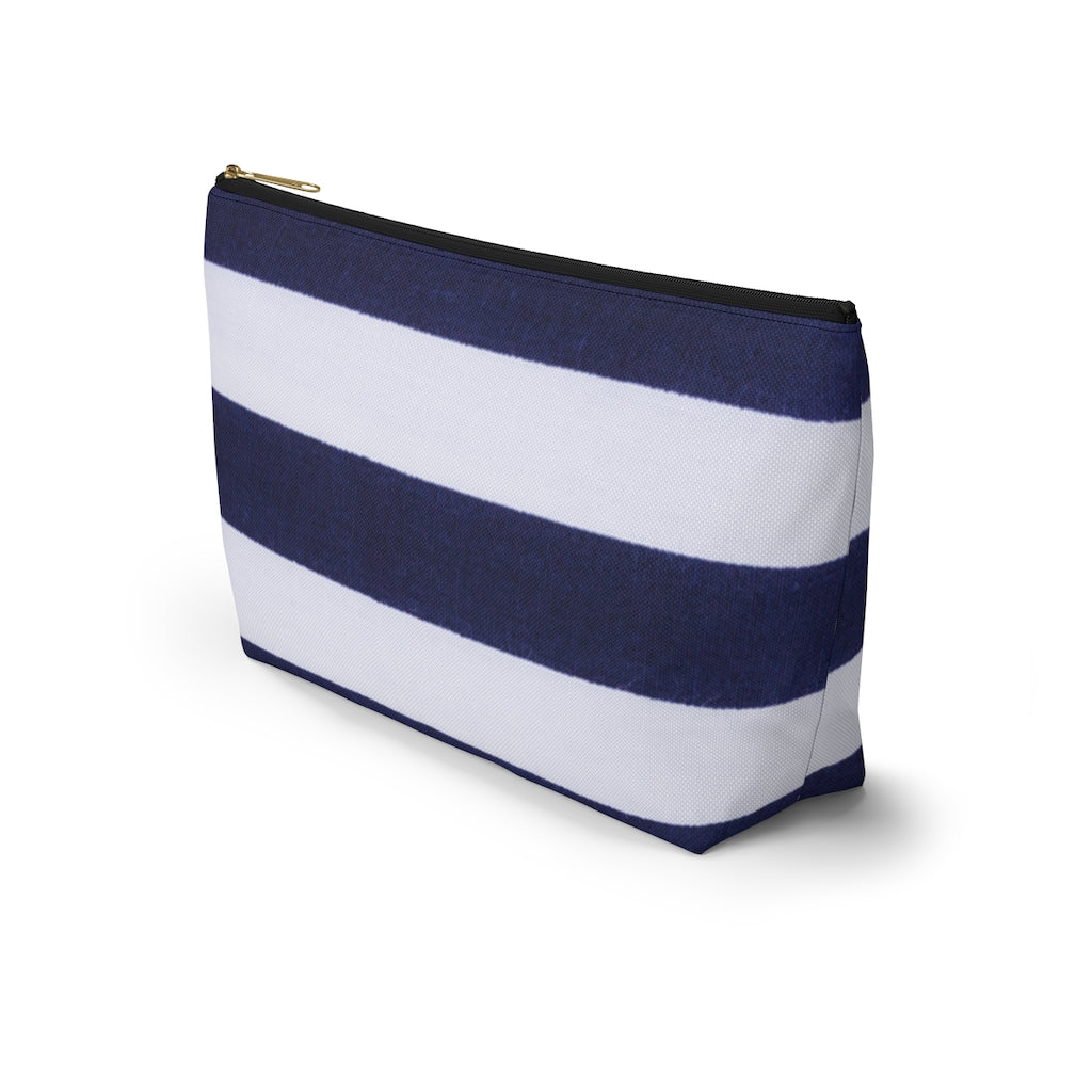 Nautical - Accessory Pouch w T-bottom - Bubbles Make Me Happy