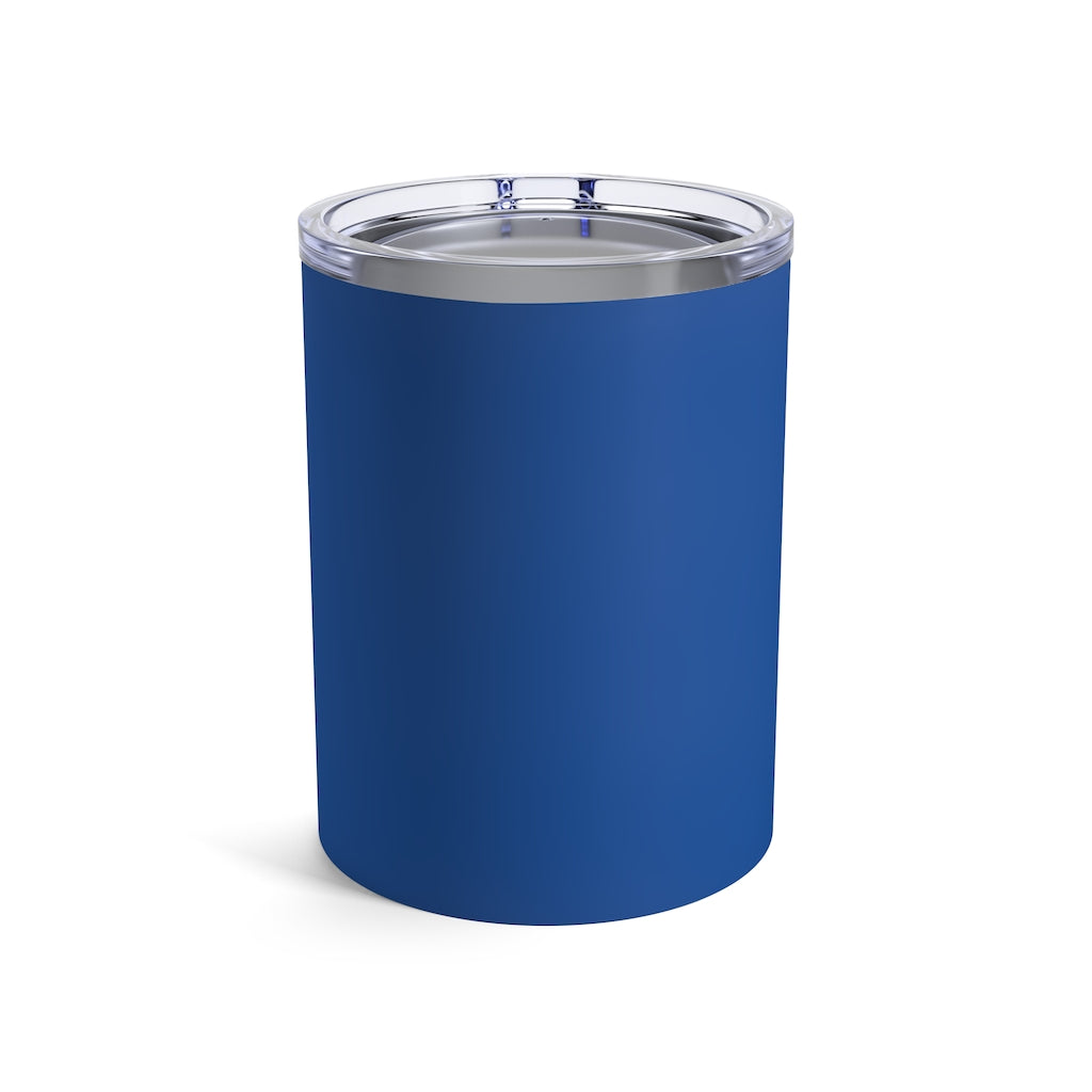 Champagne - Deep Blue Tumbler 10oz - Bubbles Make Me Happy