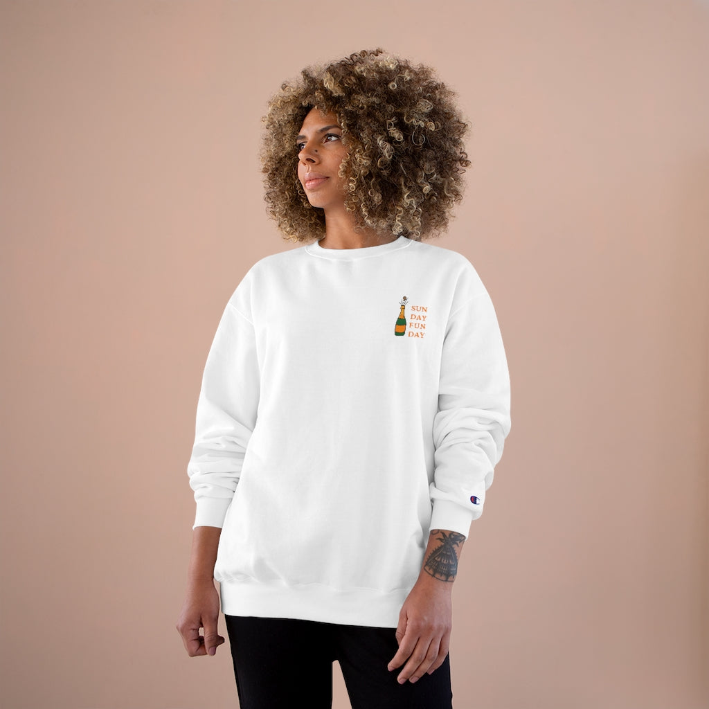 Funday - Champion Unisex Sweatshirt - Bubbles Make Me Happy