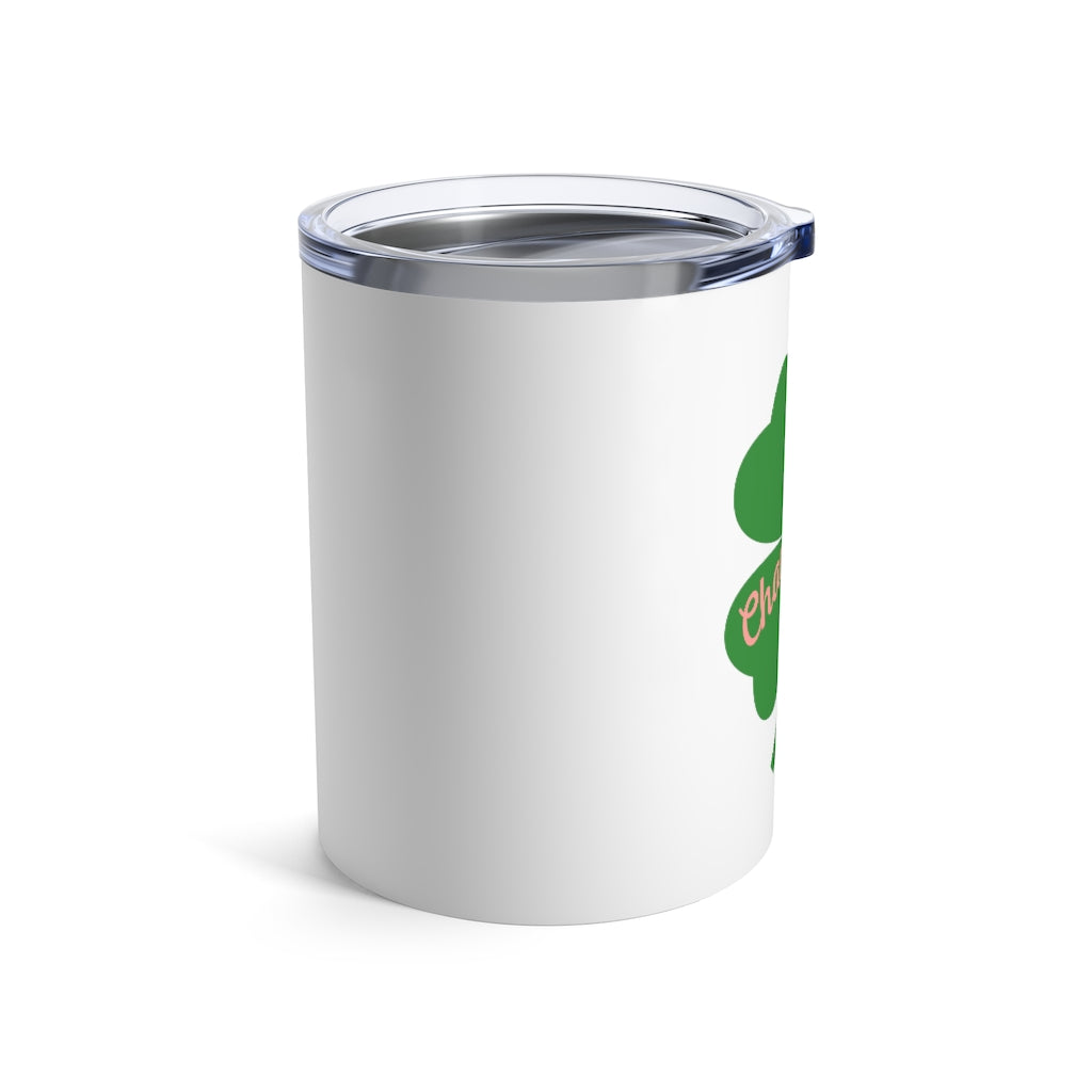 Clover - White Tumbler 10oz - Bubbles Make Me Happy