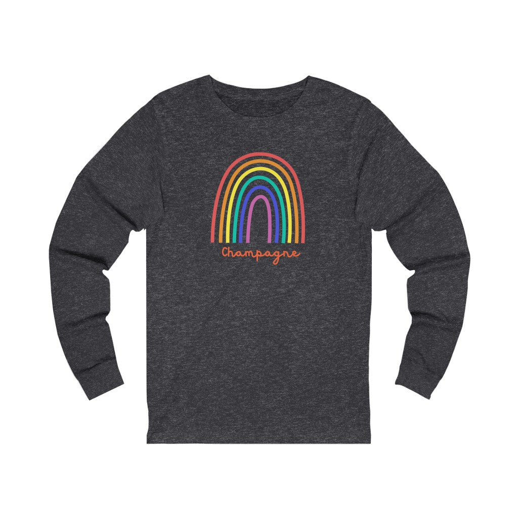 Kindness - Unisex Jersey Long Sleeve Tee - Bubbles Make Me Happy