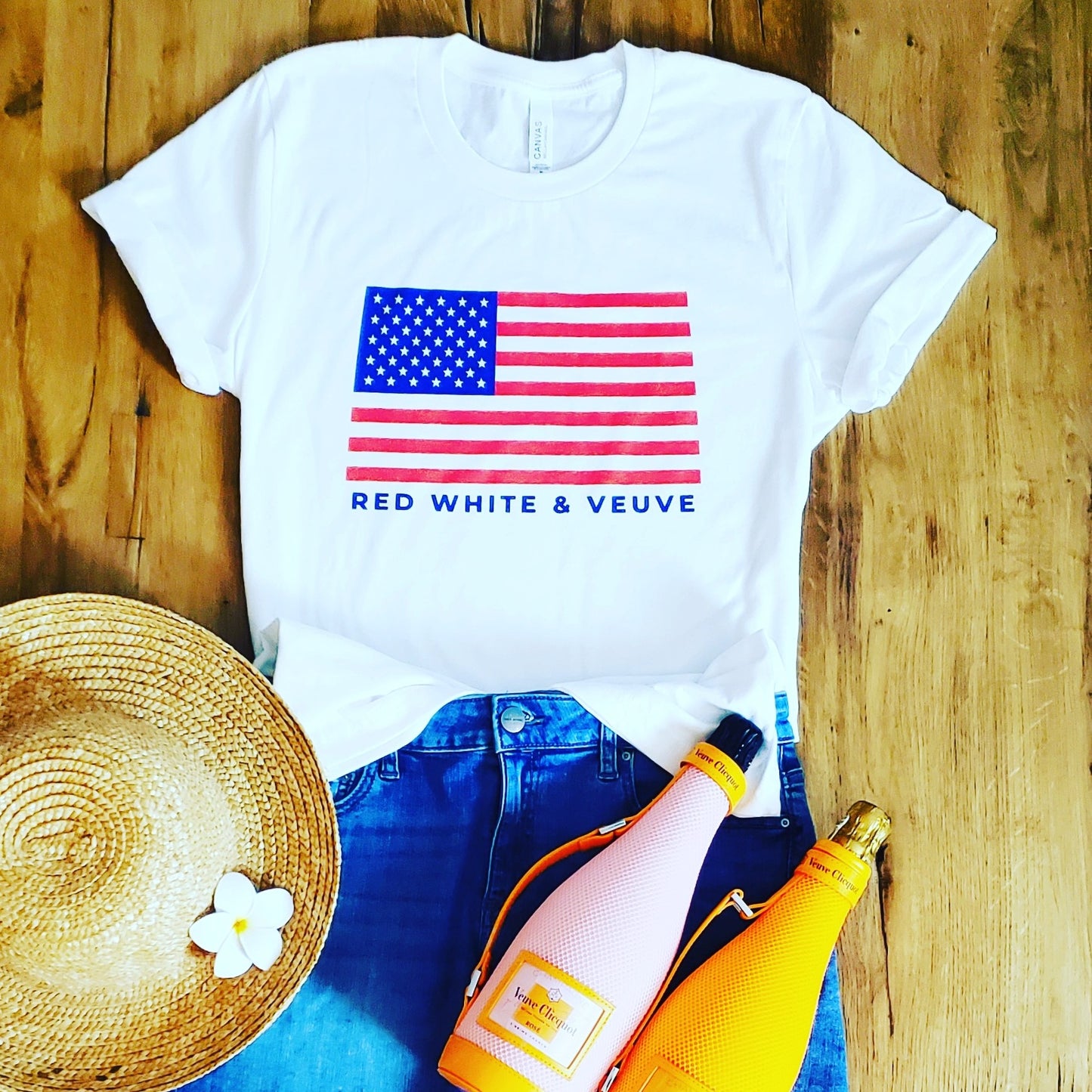 USA - Unisex Jersey Short Sleeve Tee - Bubbles Make Me Happy
