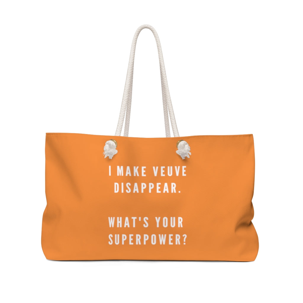 V Superpower - Weekender Bag - Bubbles Make Me Happy