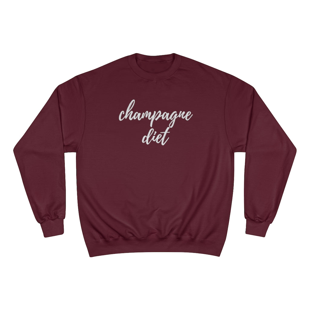 Diet -  Champion Unisex Sweatshirt - Bubbles Make Me Happy