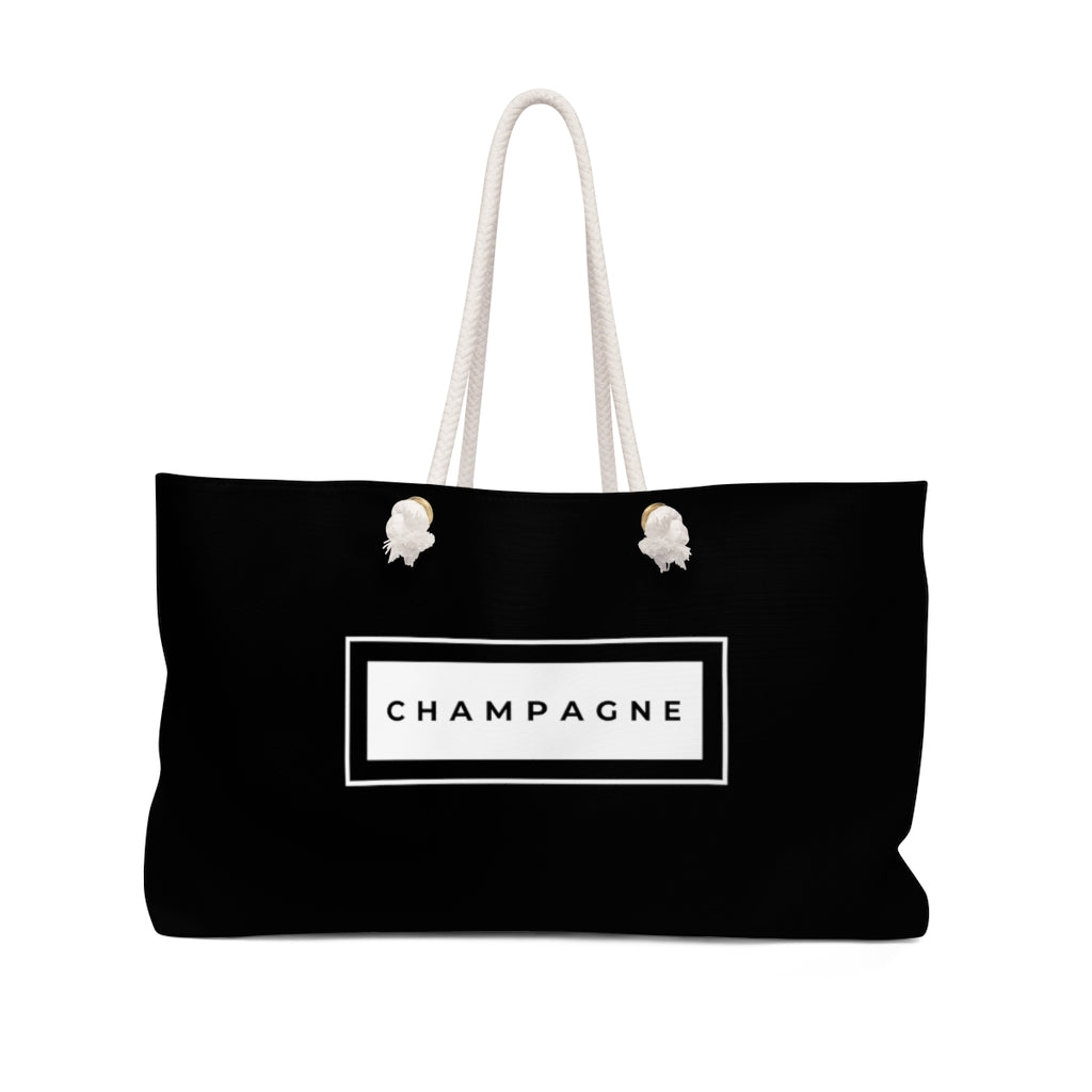 Champagne Classic - Weekender Bag - Bubbles Make Me Happy