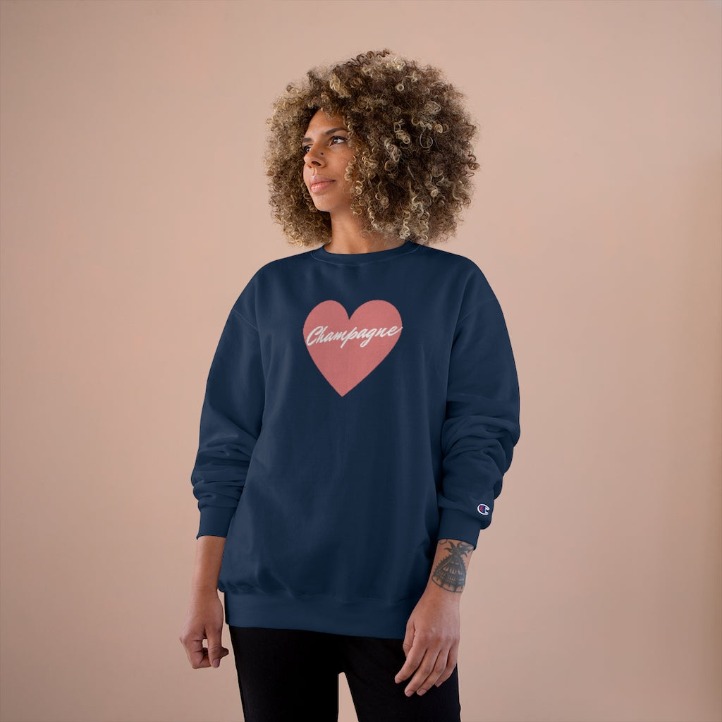 Heart - Champion Unisex Sweatshirt - Bubbles Make Me Happy