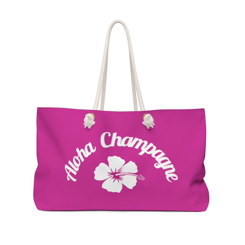 Aloha - Violet Weekender Bag - Bubbles Make Me Happy