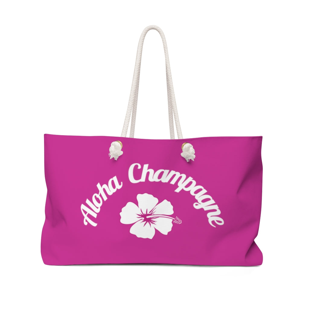 Aloha Champagne - Weekender Bag - Bubbles Make Me Happy