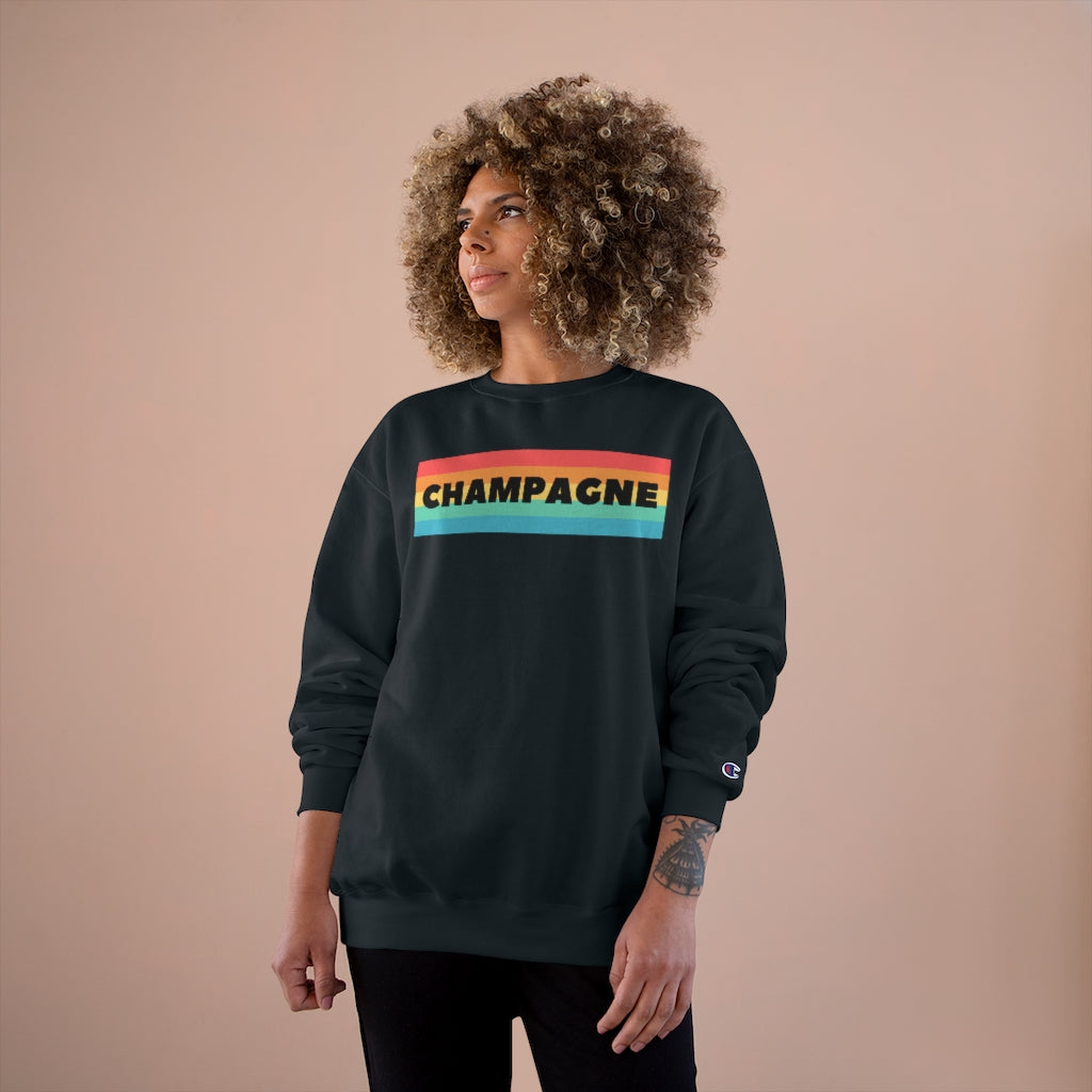 Unity - Champion Unisex Sweatshirt - Bubbles Make Me Happy