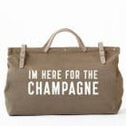 I'm Here For The Champagne - Utility Overnight Bag - Bubbles Make Me Happy