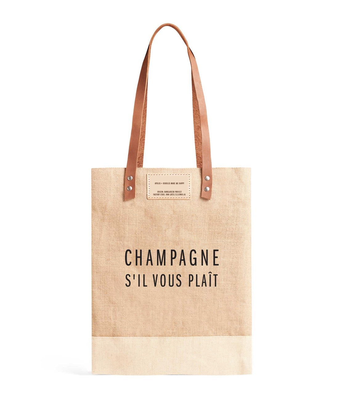 SVP - Market Tote - Apolis + Bubbles Make Me Happy - Bubbles Make Me Happy