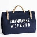 Champagne Weekend - Utility Overnight Bag - Bubbles Make Me Happy